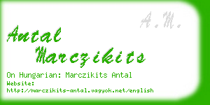 antal marczikits business card